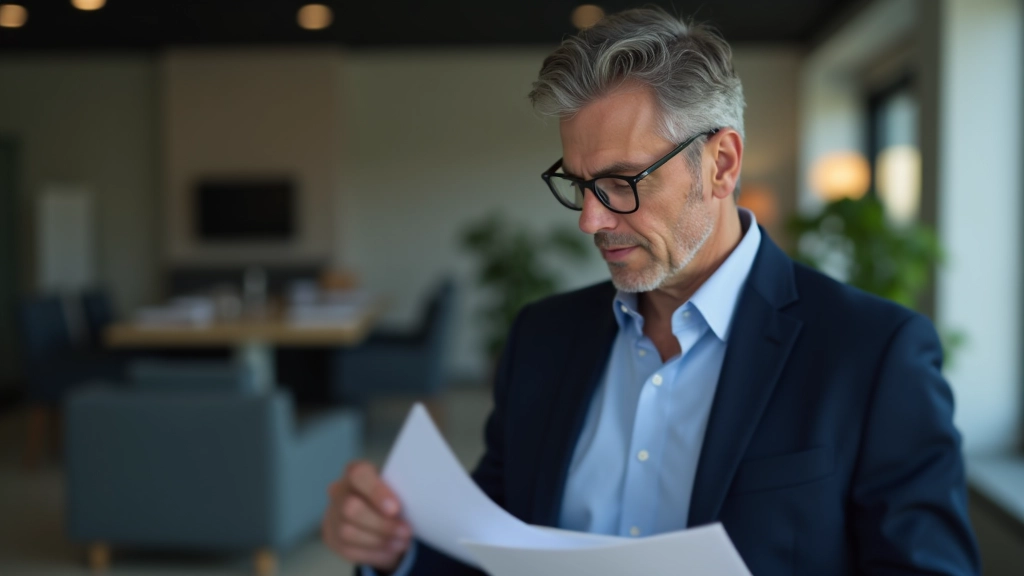 Homme senior dans un bureau moderne discutant avec un conseiller financier à propos des options de retraite